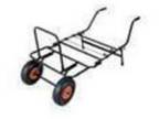 Fishing barrow. only used once Made from steel tube with....