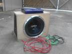 SUB,  BOX,  amp and wiring kit package,  sony xplod sub...