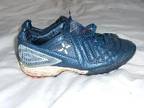 BOYS UMBRO TRAINERS. blue & silver used once only, ....