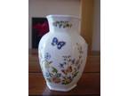 AYNSLEY FINE Bone China small hexagonal vase in ''Cottage...