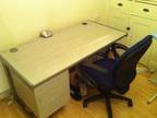 COMPUTER/OFFICE DESK with chair,  in good condition, ...
